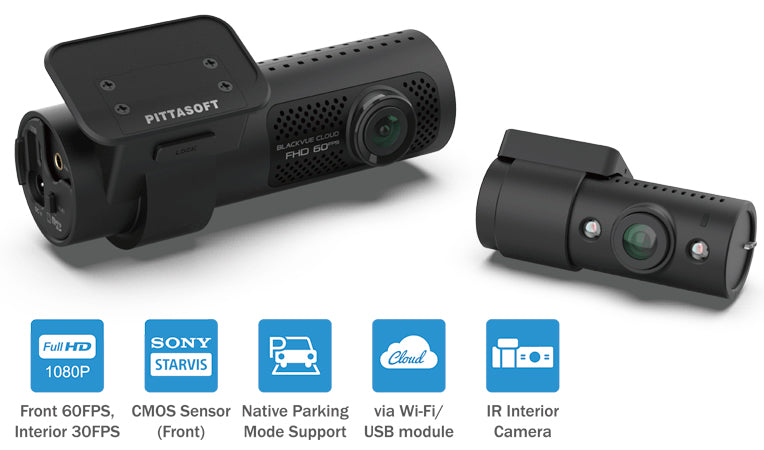 BlackVue DR750X IR 2CH In-car 2 Channel Driver 32GB Recording Dashcam Camera