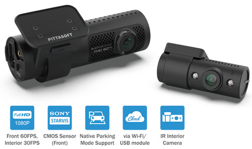 BlackVue DR750X IR 2CH In-car 2 Channel Driver 32GB Recording Dashcam Camera