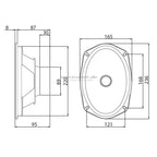 BLAM BL-690RS 6 x 9" premium high-end 2 way Component Speakers