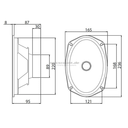 BLAM BL-570RS 5" x 7" High-end premium2 way Component Speakers