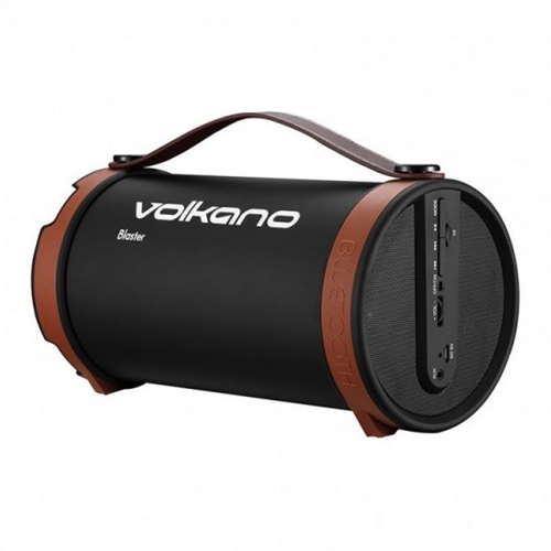 Volkano VB020 Blaster Series Speaker with Bluetooth, Aux In, SD Slot & FM Radio - Brown