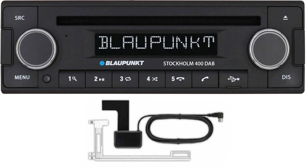 Blaupunkt Stockholm 400DAB BT Digital CD, MP3, WMA with Bluetooth, iPod/iPhone control Inc DAB antenna