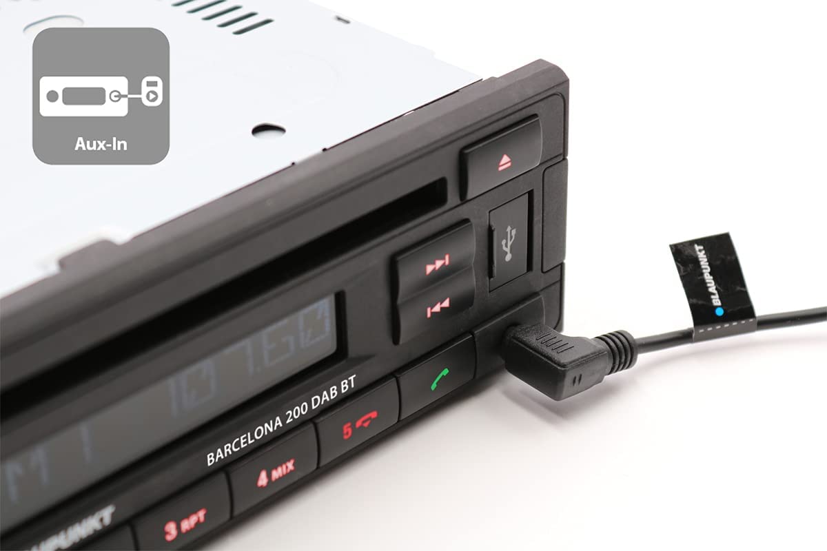 Blaupunkt BARCELONA 200DAB BT Bluetooth, CD/MP3, DAB Tuner, Handsfree, USB, Aux-In w/ DAB Aerial