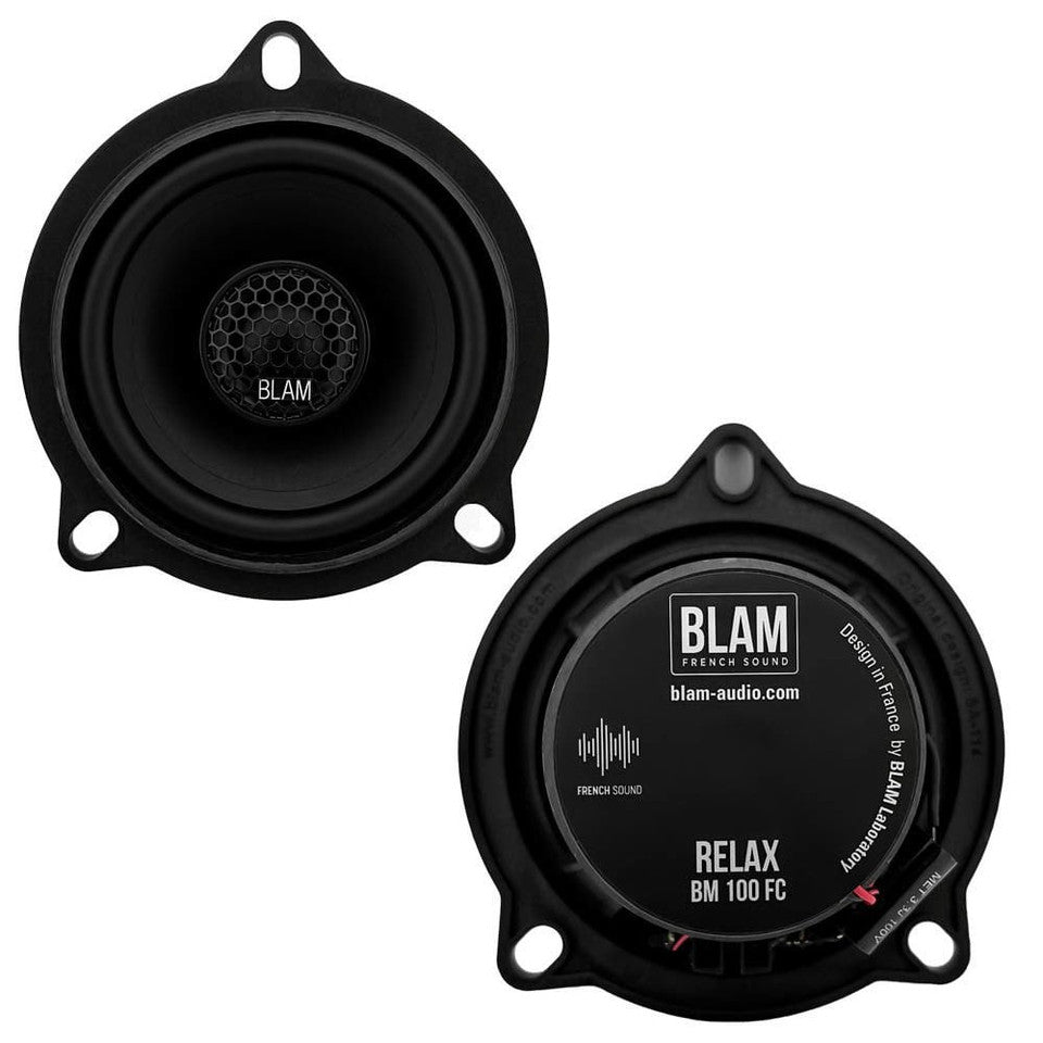 BLAM Relax BM100FC 4" (100mm) Coaxial Speaker Kit BMW & MINI BL-BM100FC