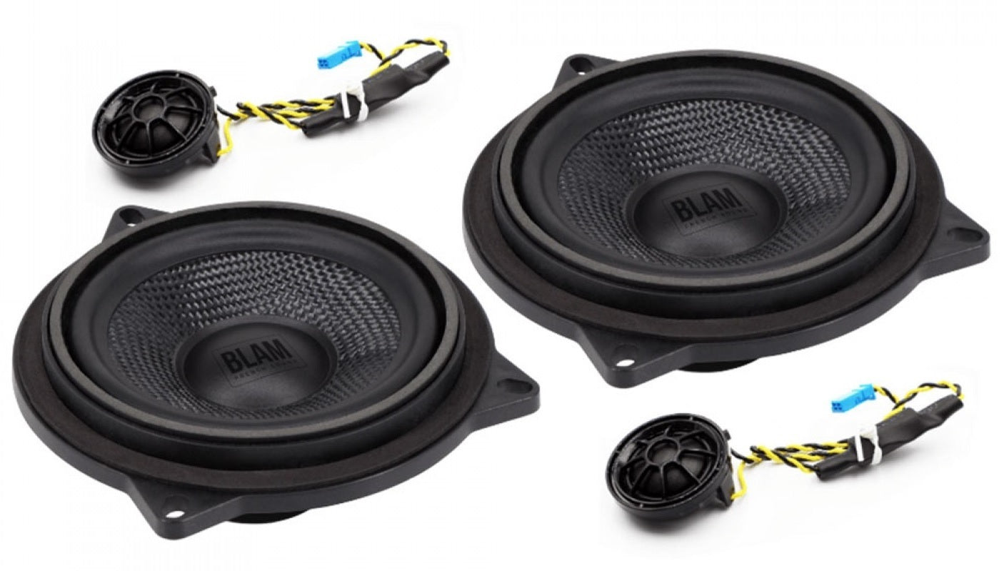 BMW 1,3,5-Series, Z-4, Mini BLAM Relax BM100NS 100 mm (4 inch) 2ohm, 2-Way Component speakers (PAIR) BL-BM100NS