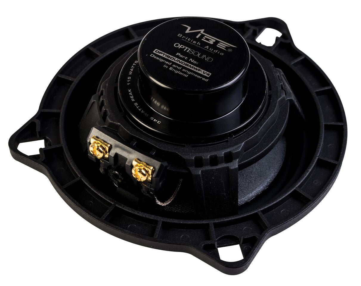 Vibe OPTISOUNDBMW BMW 8" Underseat Car Subs & 4" Front Door Component Speaker Upgrade Kit