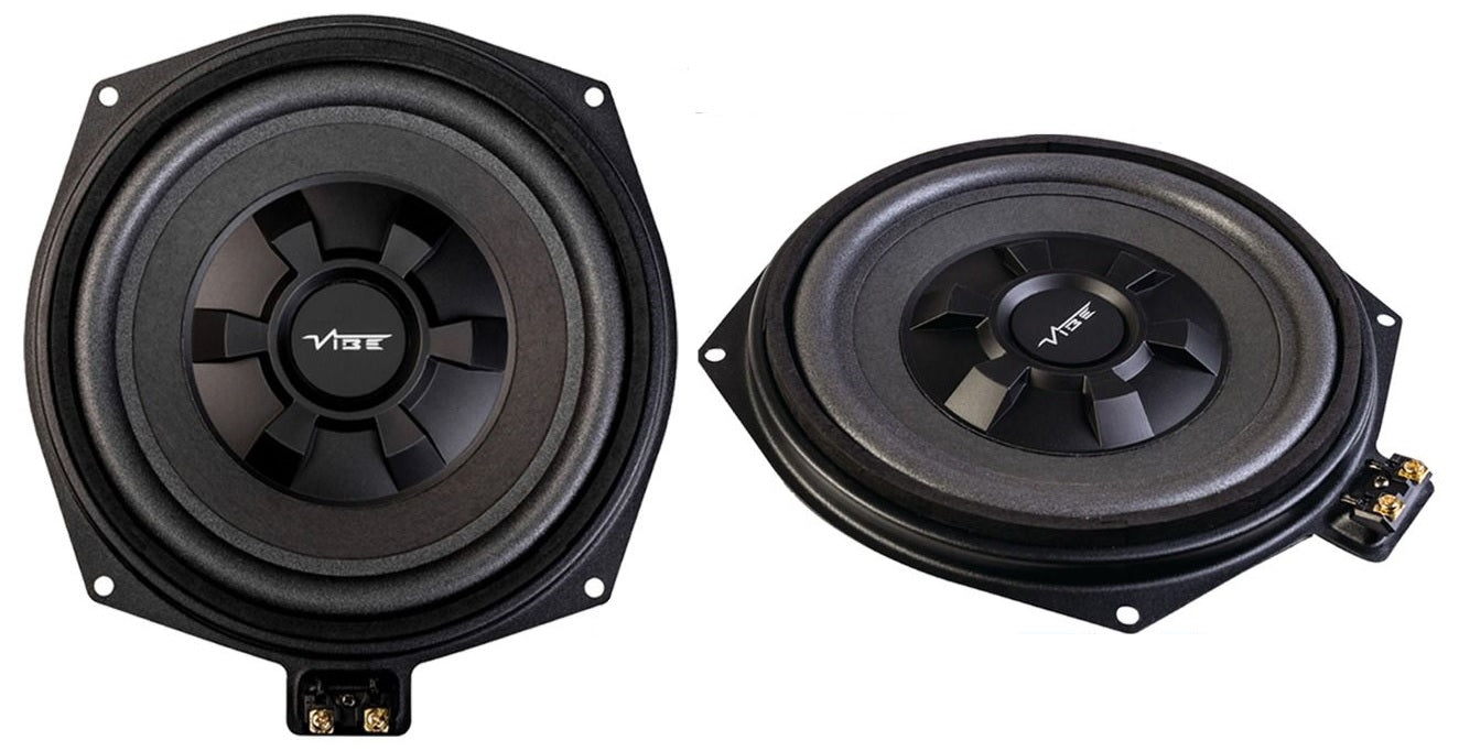 Vibe OPTISOUNDBMW8-V2 - 2 Ohm 200mm 8“ Extra Flat Custom Fit BMW Underseat Woofers