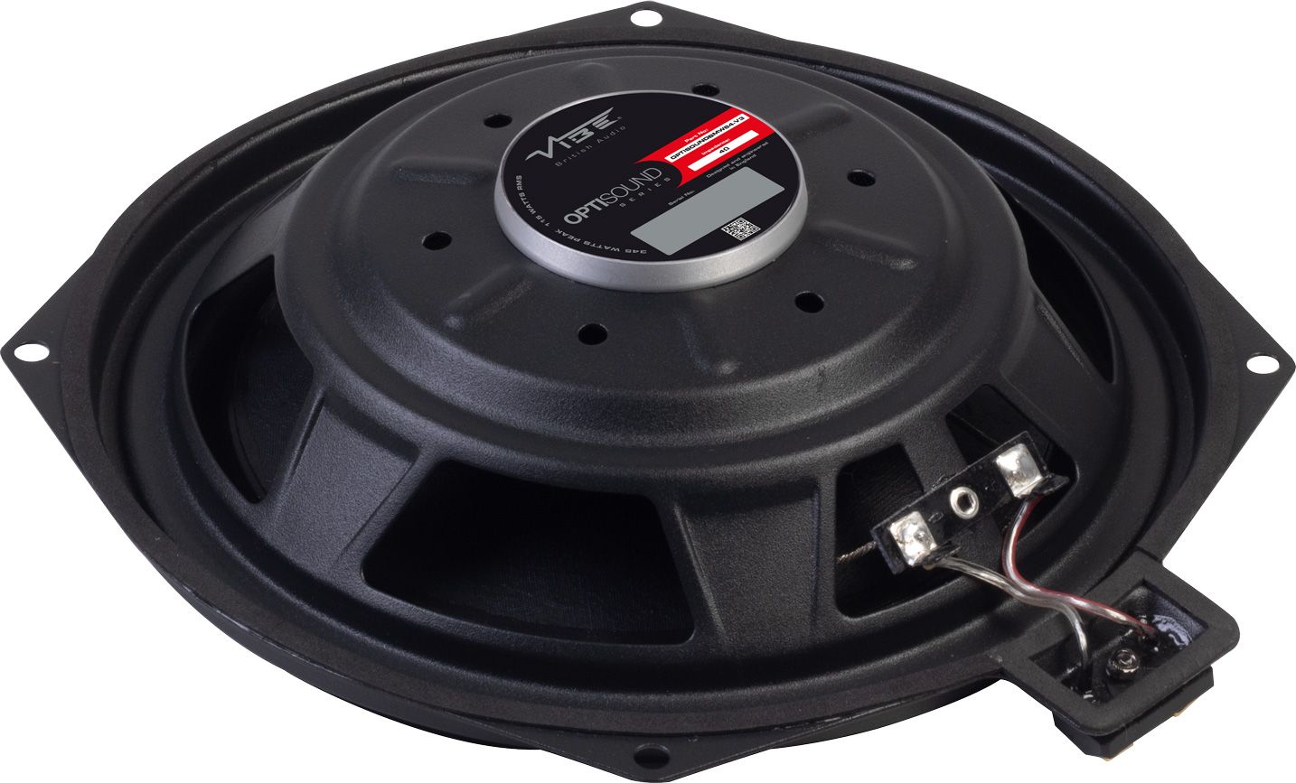 Vibe OPTISOUNDBMW84-V3 4 Ohm 200mm 8“ Extra Flat Custom Fit BMW Underseat Woofers