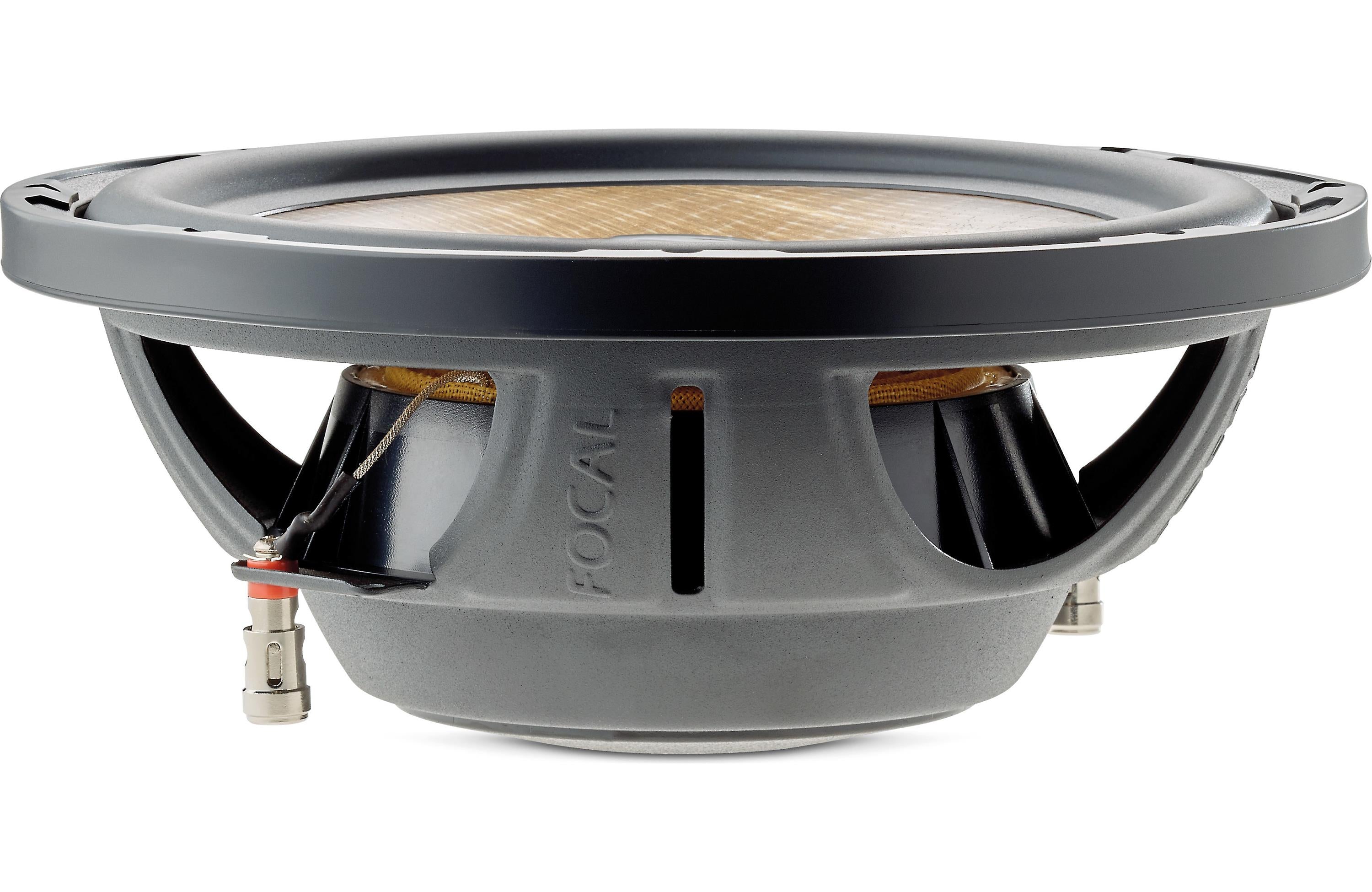 Focal P25FSE - 10" 4-ohm Flax Cone 560 Watt Shallow-mount Component Subwoofer