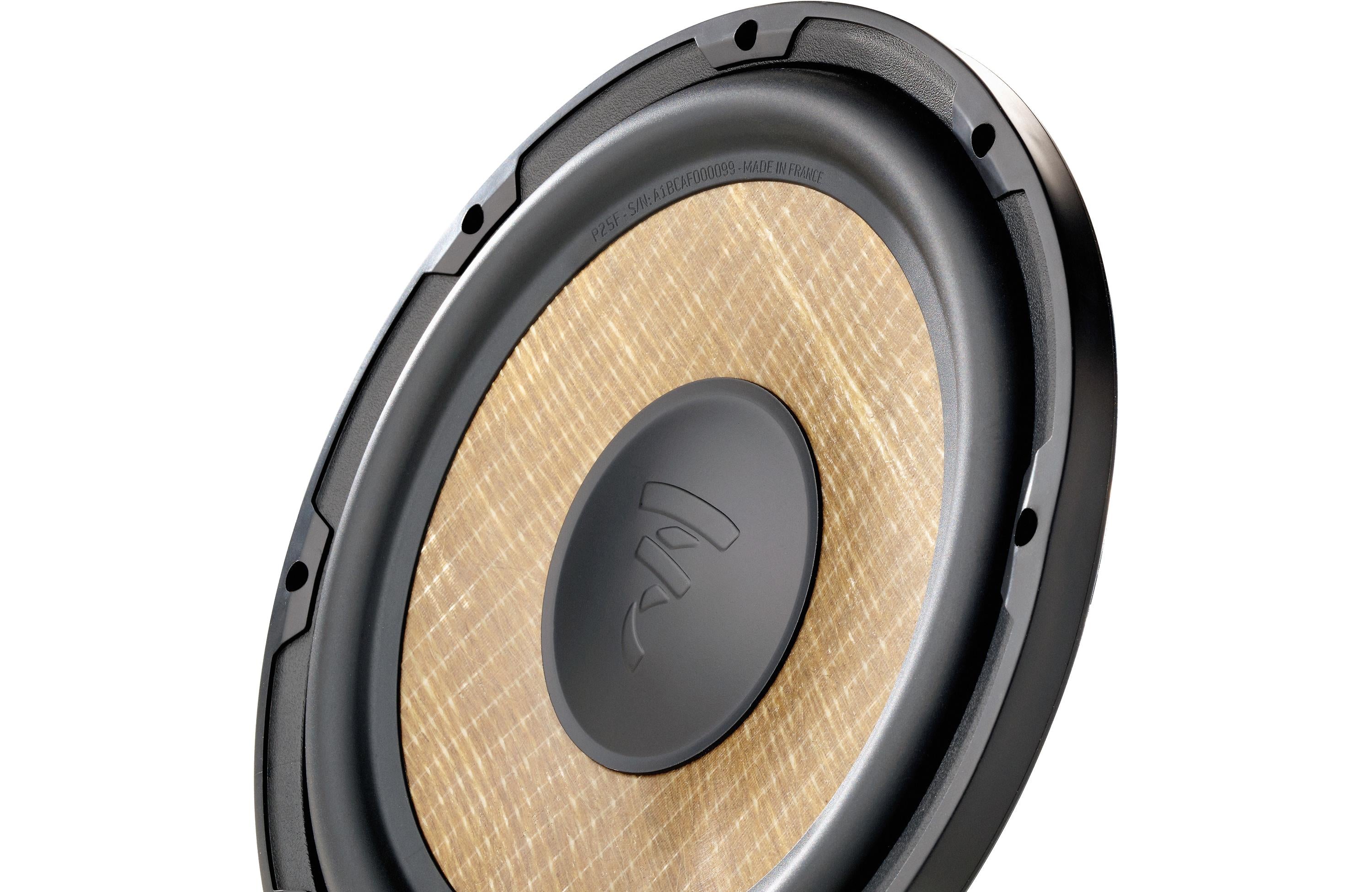 Focal P25FSE - 10" 4-ohm Flax Cone 560 Watt Shallow-mount Component Subwoofer