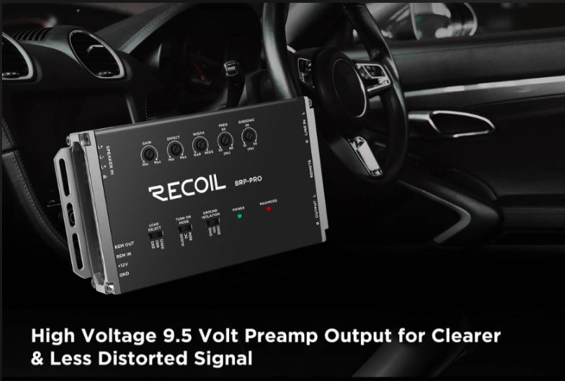 RECOIL BRP-PRO Bass Restoration Processor/ Line Output Converter/ Line Driver 23-002