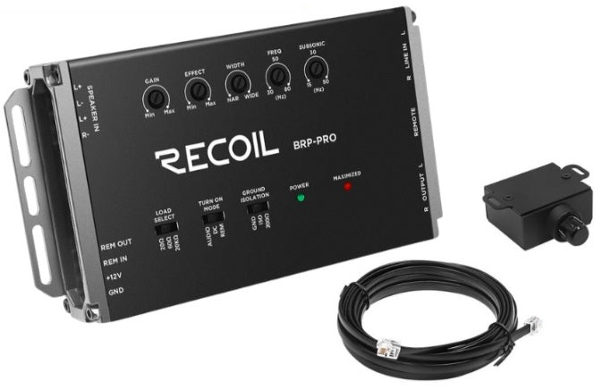 RECOIL BRP-PRO Bass Restoration Processor/ Line Output Converter/ Line Driver 23-002
