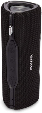 Aiwa BST-500BK TWS Portable Stereo Bluetooth Speaker Black for Android or iPhone