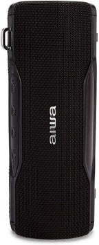 Aiwa BST-500BK TWS Portable Stereo Bluetooth Speaker Black for Android or iPhone
