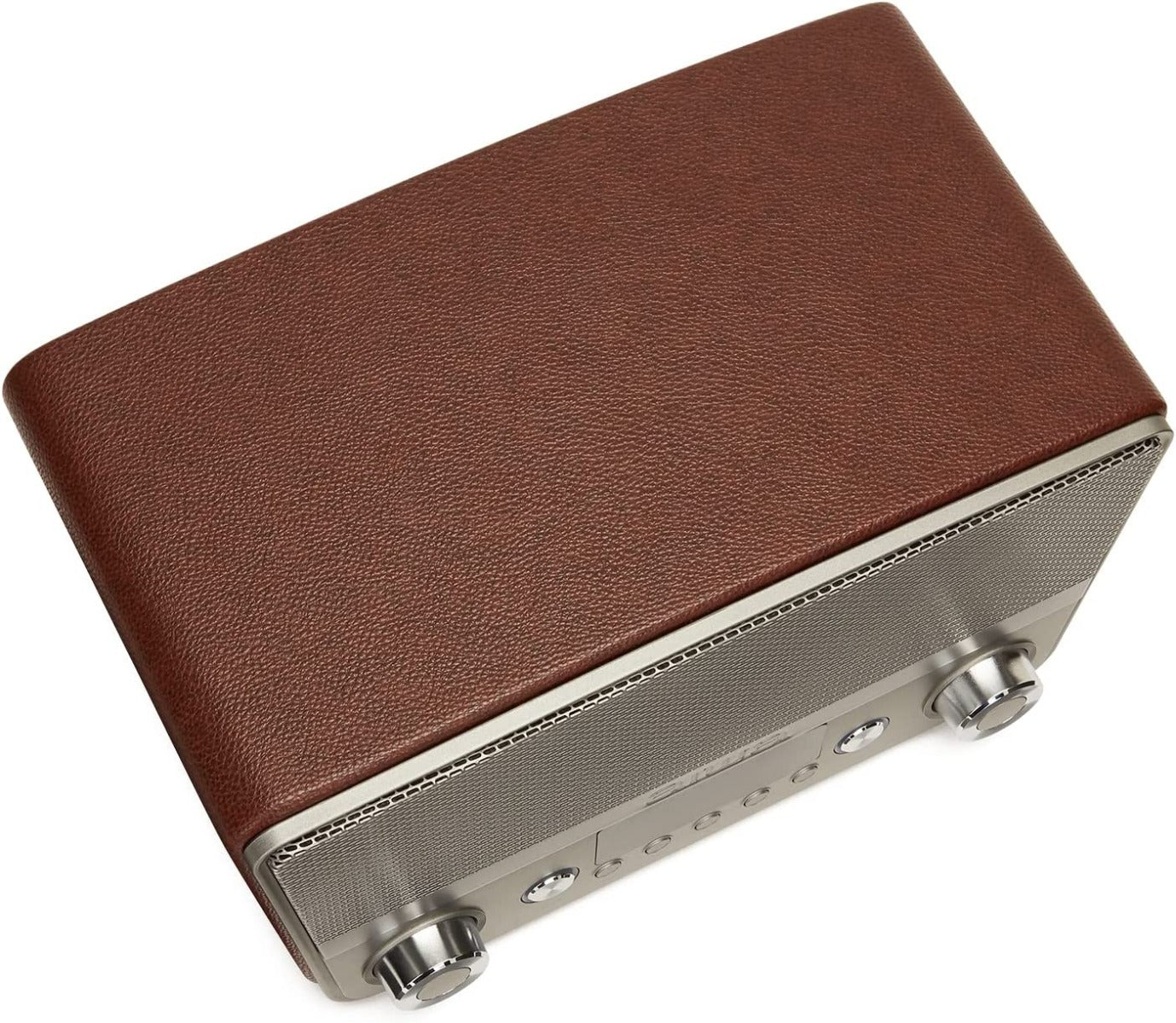 AIWA BSTU-750BR Vintage 50w RMS BT Multimedia Home Speaker - Brown