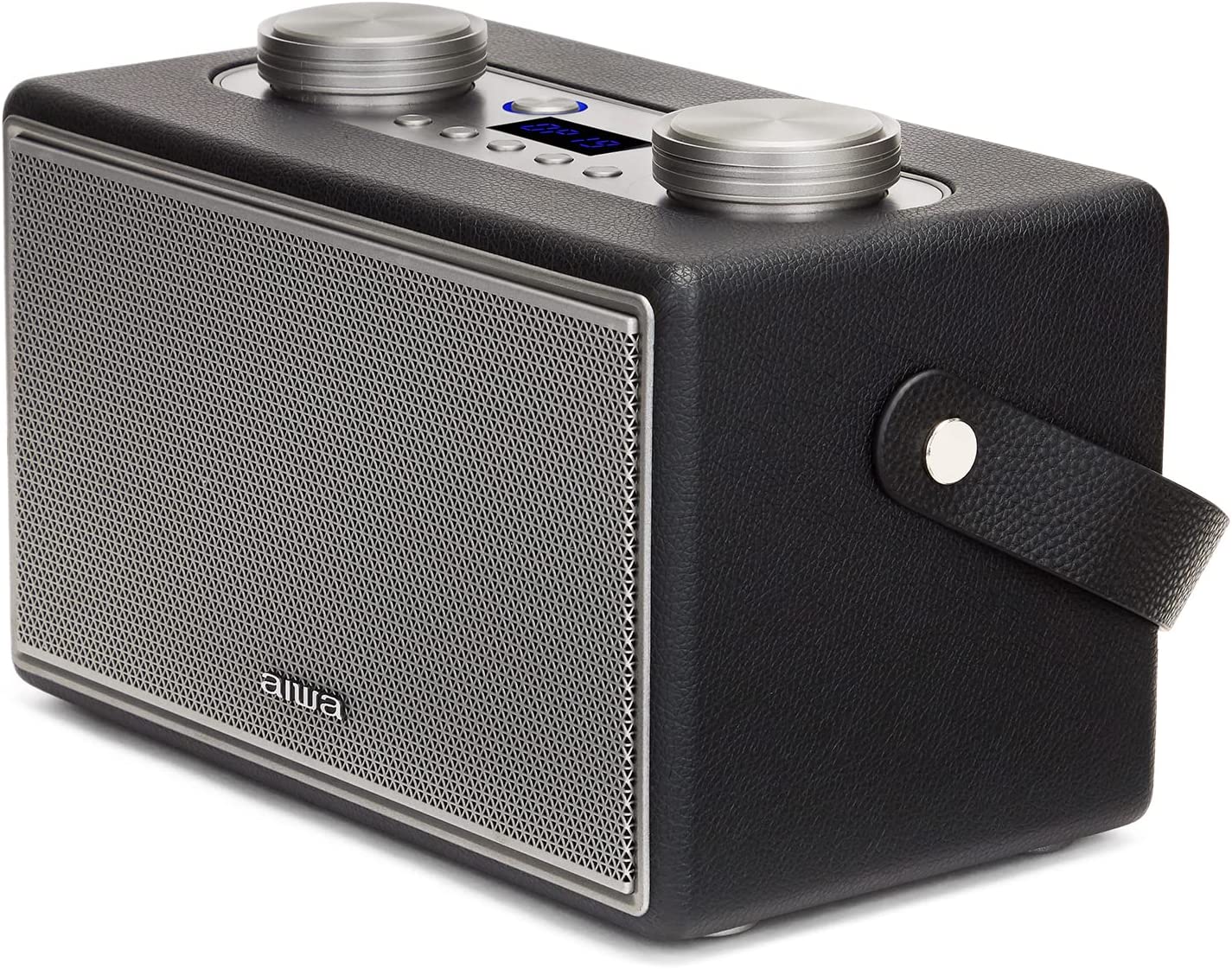 AIWA BSTU-800BK 50w RMS Bluetooth Speaker with FM Radio, Mic/Guitar Input & HDMI-ARC Black