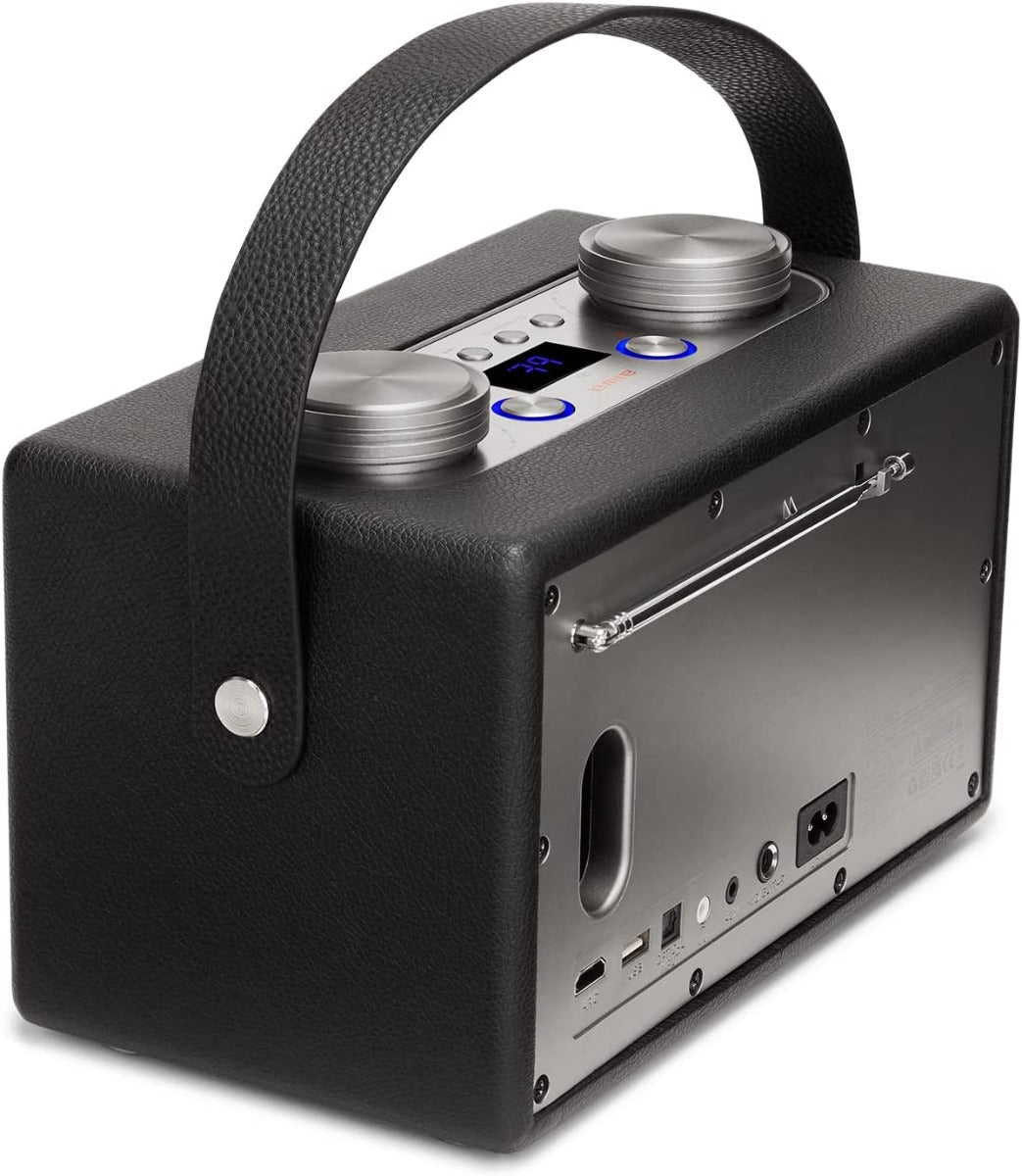 AIWA BSTU-800BK 50w RMS Bluetooth Speaker with FM Radio, Mic/Guitar Input & HDMI-ARC Black