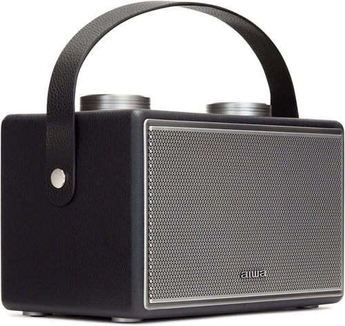 AIWA BSTU-800BK 50w RMS Bluetooth Speaker with FM Radio, Mic/Guitar Input & HDMI-ARC Black