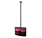B-Tech BT5810 Medium Drop Flat Screen Ceiling Mount for Screens up to 23" - 0.75m Black