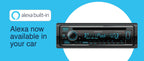 Kenwood KDC-BT665U Single Din CD Media Receiver USB, CD, FLAC, MP3 Bluetooth, Amazon Alexa