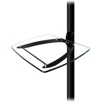 B-Tech BT7088 Large Stylish Glass AV Component Shelf BLACK
