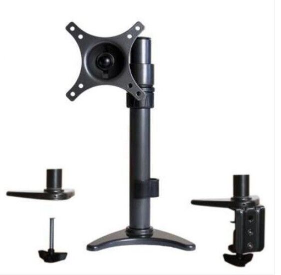 B-Tech BT7371 Flat Screen Desk Mount with Swivel - Graphite Black
