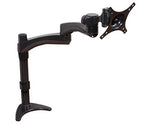 B-Tech BT7373 Double Arm Flat Screen Desk Mount in Graphite Black