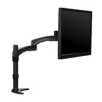 B-Tech BT7373 Double Arm Flat Screen Desk Mount in Graphite Black