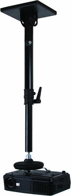 B-Tech BT882 Projector Ceiling Mount with Medium Drop in Black