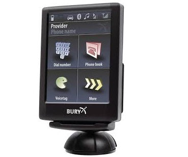Bury CC9068 Voice-controlled Bluetooth® hands-free device with colour touchscreen