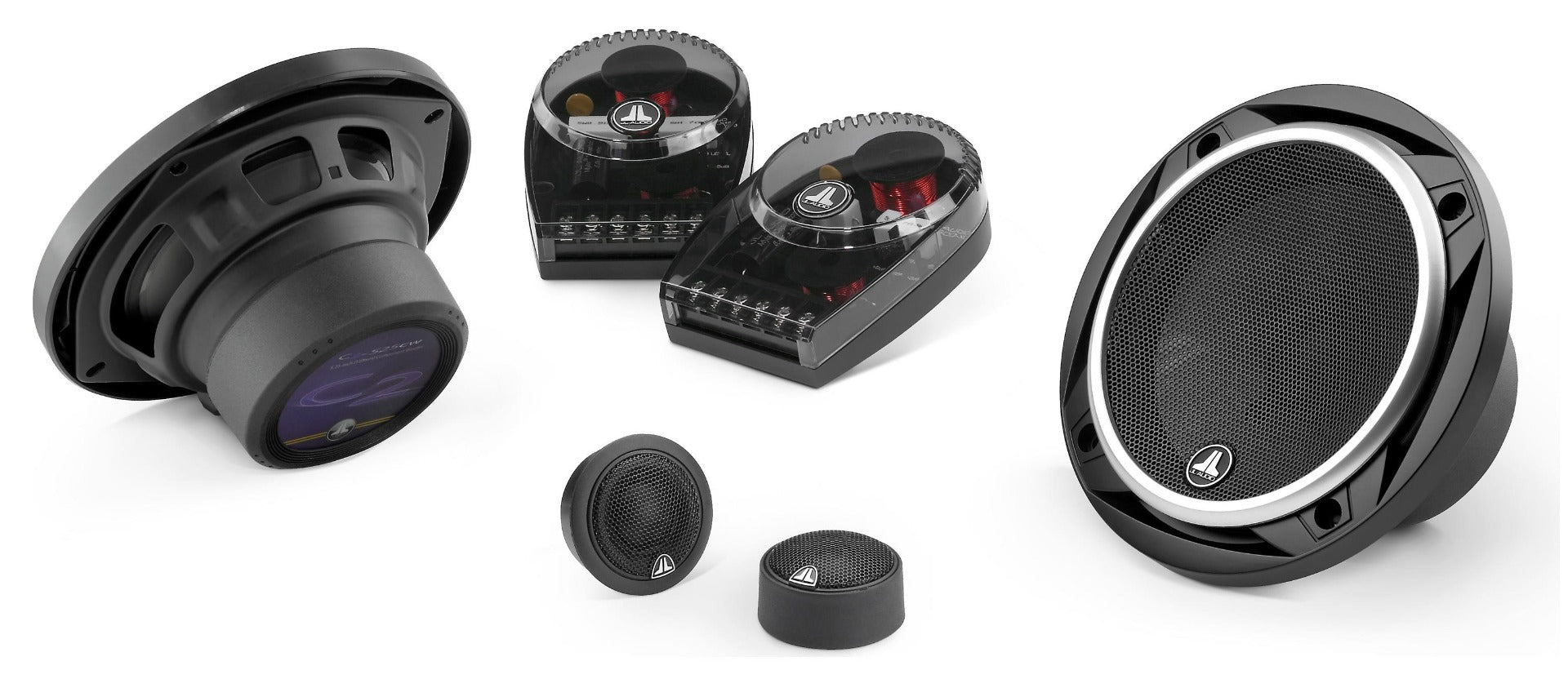 JL Audio C2-525 Evolution C2  5.25" 2-way car component speakers with Silk Dome Tweeters