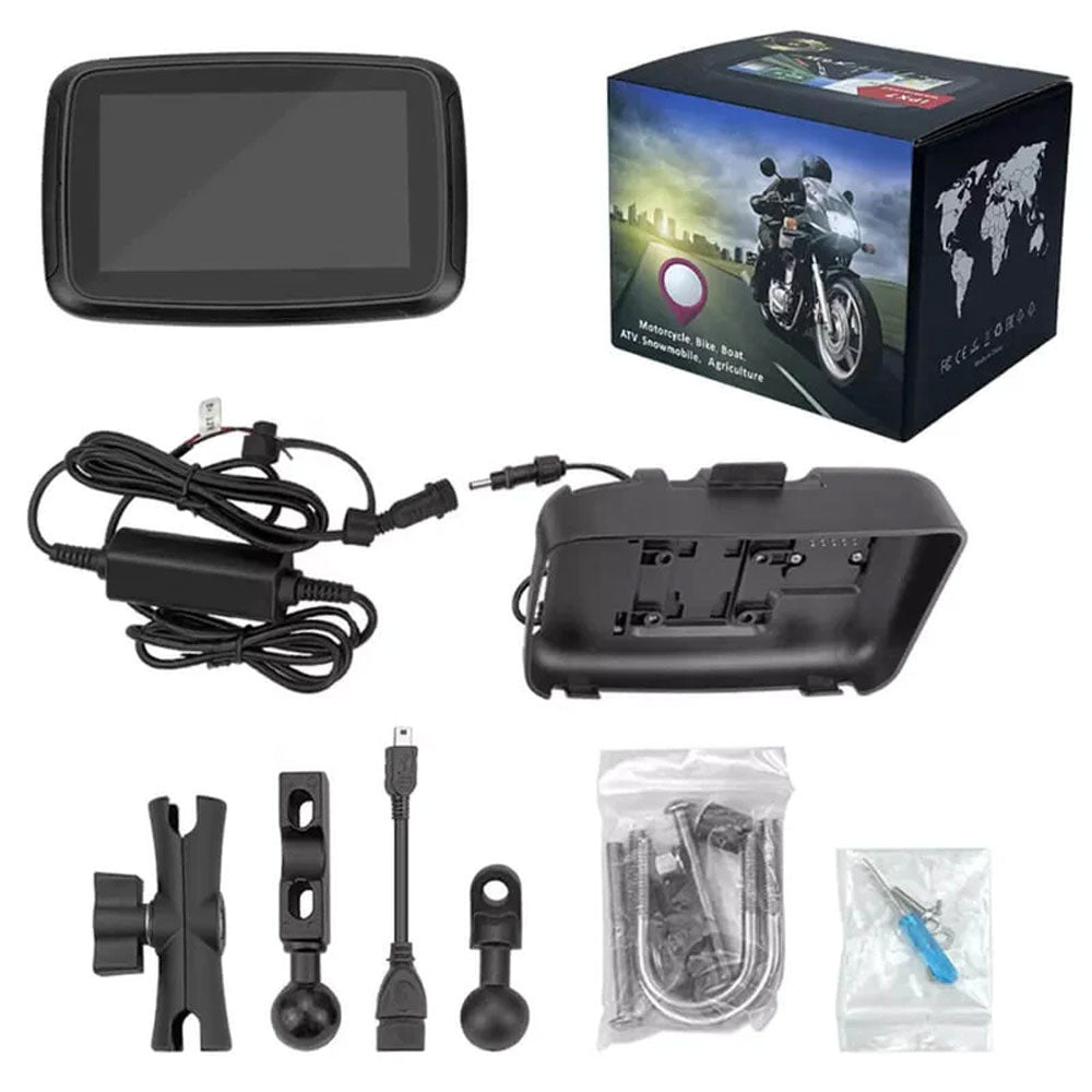 Ottocast C5 Premium Waterproof 5" Touch Screen Motorcycle Carplay / Android Navigation