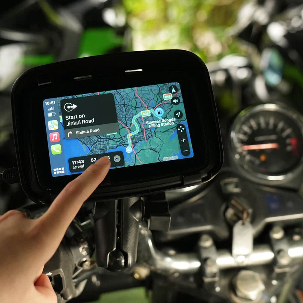 Ottocast C5 Premium Waterproof 5" Touch Screen Motorcycle Carplay / Android Navigation