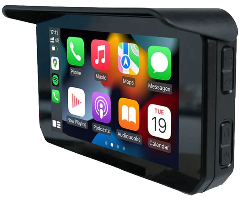 OTTOCAST C5SE Waterproof 5" Touch Screen Motorcycle Apple Carplay / Android Navigation