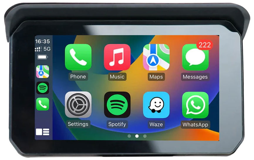OTTOCAST C5SE Waterproof 5" Touch Screen Motorcycle Apple Carplay / Android Navigation