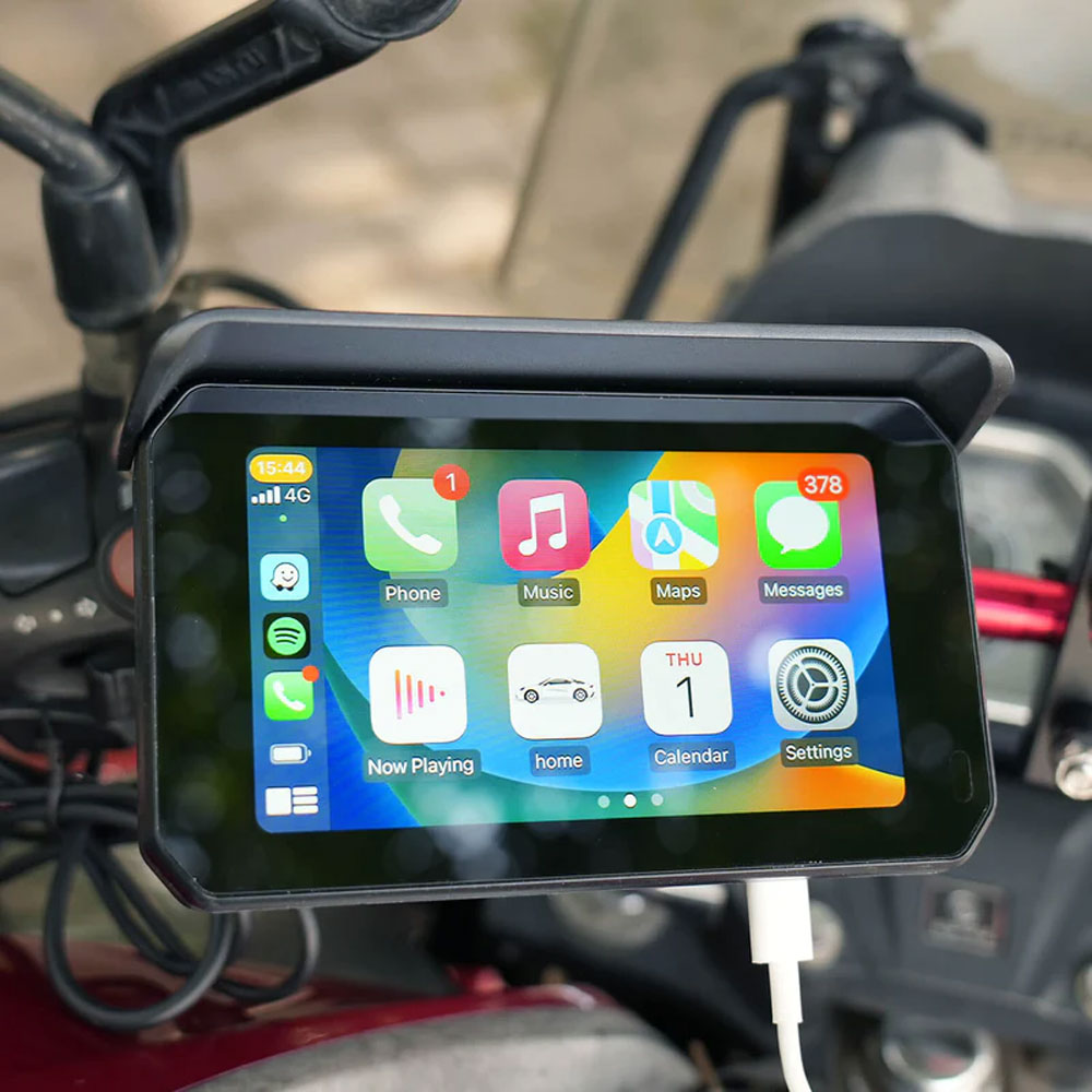 OTTOCAST C5SE Waterproof 5" Touch Screen Motorcycle Apple Carplay / Android Navigation