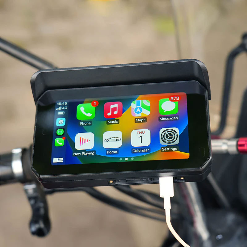 OTTOCAST C5SE Waterproof 5" Touch Screen Motorcycle Apple Carplay / Android Navigation