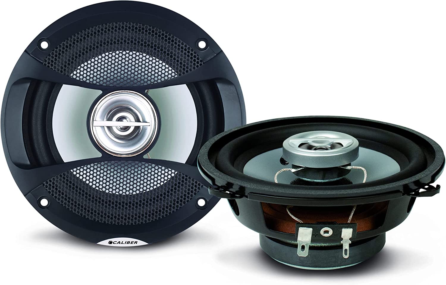 Caliber CDS13G 13cm 5-1/4 inch 2-Way Coaxial Speakers With Grills