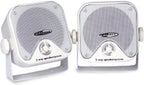Caliber CSB3M Water Resistant 2-way Speaker Set Marine with Mounting Brackets