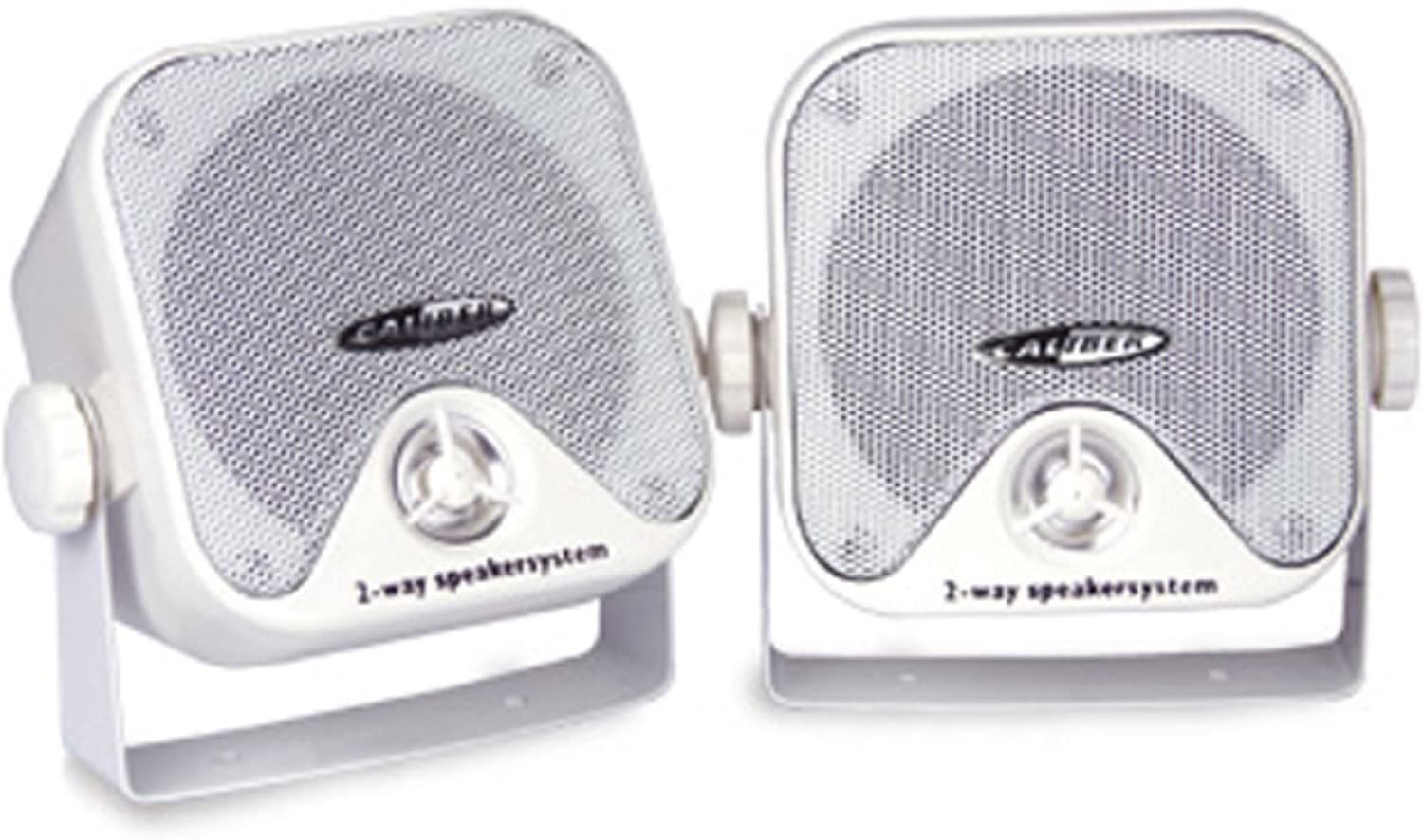 Caliber CSB3M Water Resistant 2-way Speaker Set Marine with Mounting Brackets