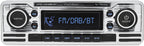Caliber RMD120DAB Retro Radio with Digital DAB Radio, FM, Bluetooth & Aux Input (Chrome)