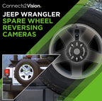 Jeep Wrangler 2007-2018 Spare Wheel Mounted Reversing Camera CAM-JP1