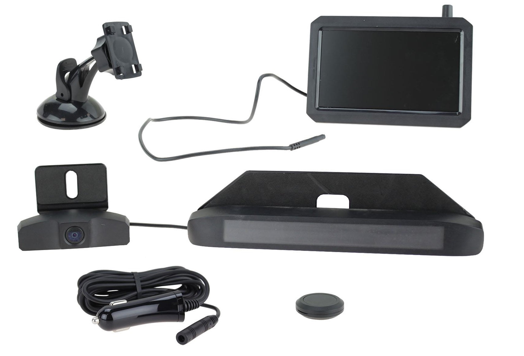 Universal Reversing Solar Power Camera System With 5” Wireless Monitor Connects2 CAM-KIT15
