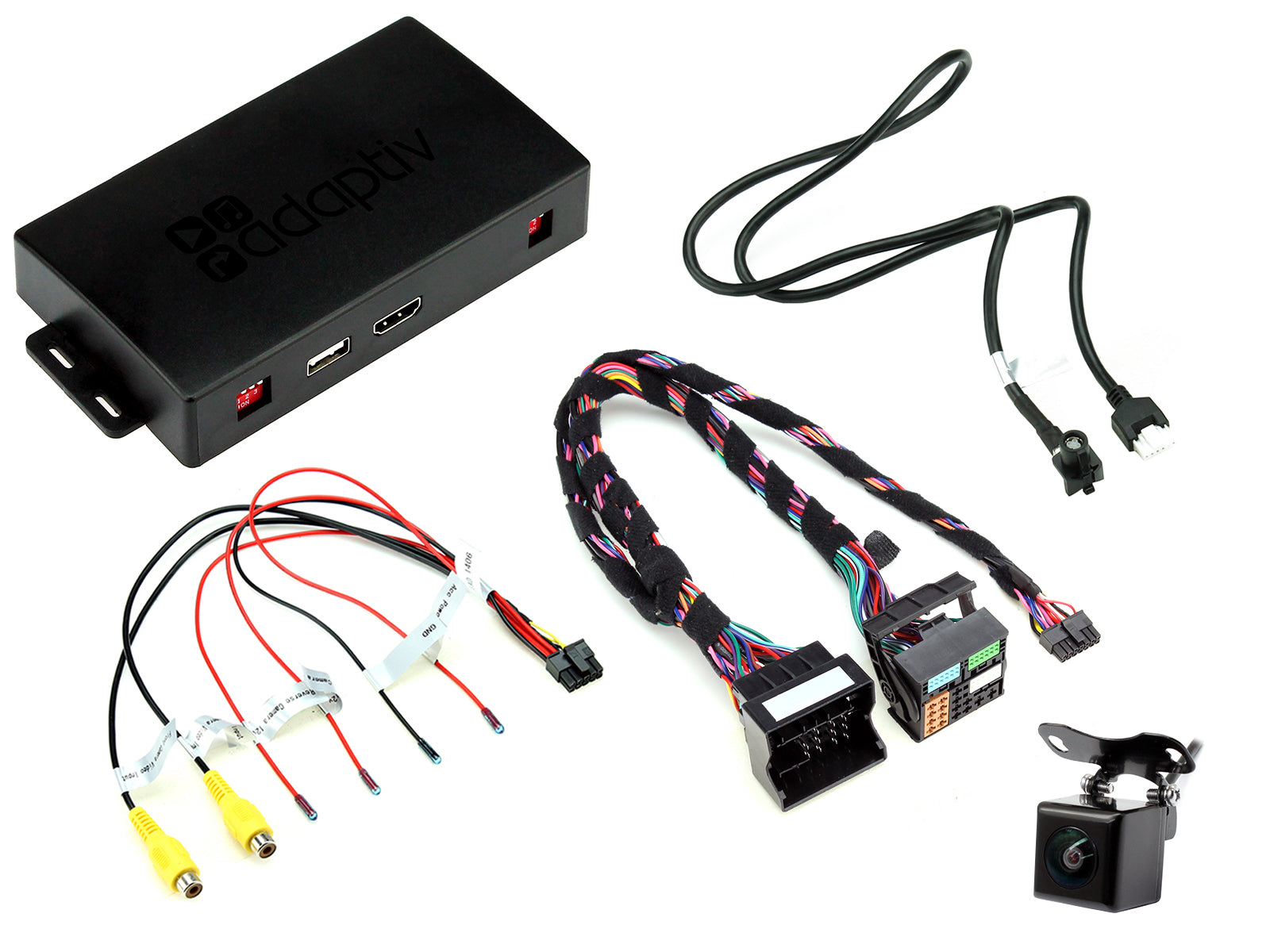 Porsche 911,Boxster, Macan, Cayenne, Panamera, Cayman adding a reverse camera video input CAM-PO3-AD