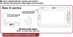 Caliber CAM401 Wireless Digital Rear Camera System with 4.3-Inch TFT Monitor