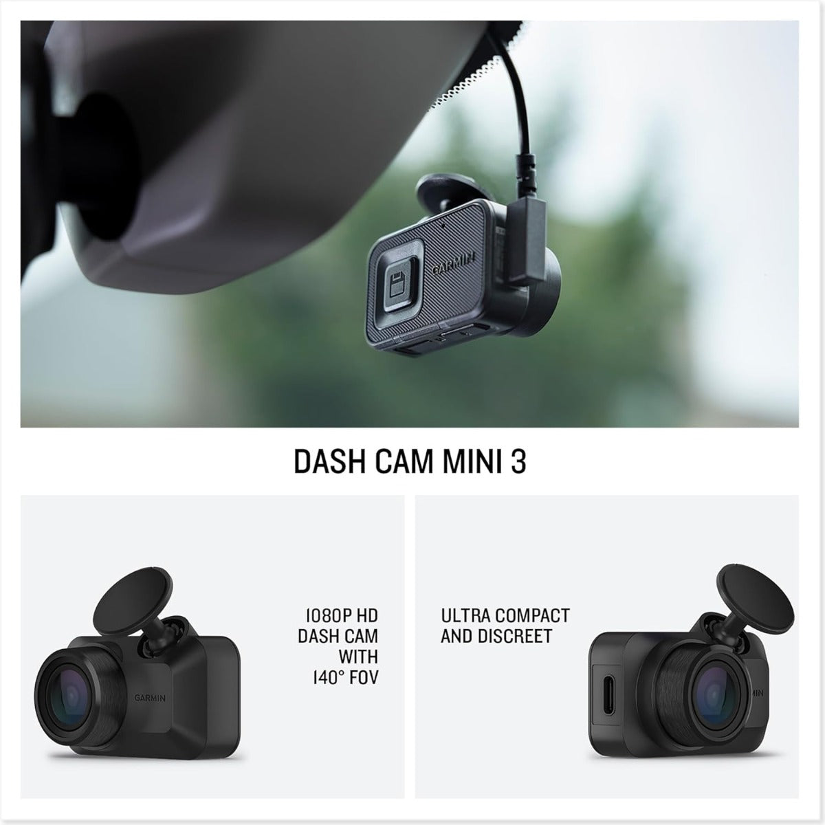 Garmin Dash Cam X210 with 1440p and 140 Degree Field of View