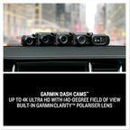 Garmin Dash Cam Mini 3, Super Ultra Compact 1080p Front Dashcam with Poloariser