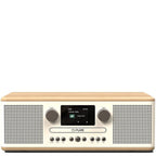 PURE Classic C-D6 DAB+/FM Radio with CD Player & Bluetooth - Cotton White/Oak
