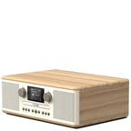 PURE Classic C-D6 DAB+/FM Radio with CD Player & Bluetooth - Cotton White/Oak