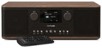 PURE Classic C-D6 DAB+/FM Radio with CD Player & Bluetooth - Coffee Black/Walnut